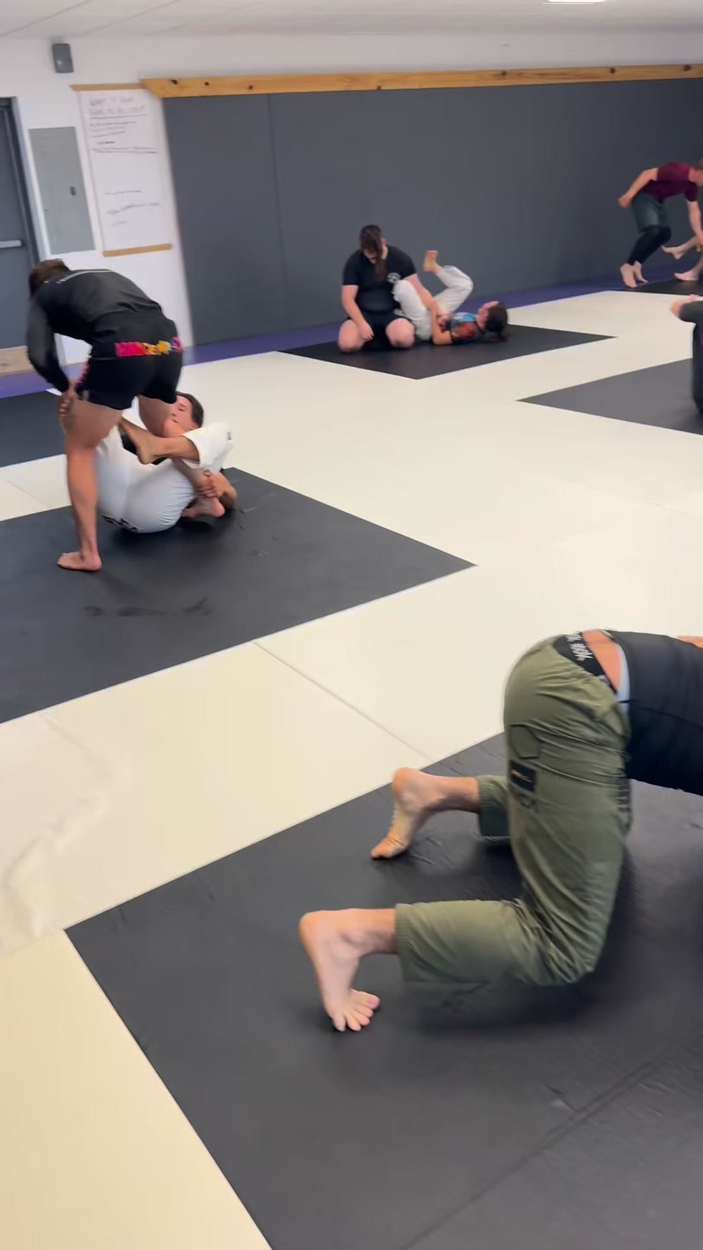 Live rounds on the mat
